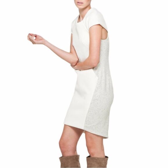 Rag and Bone Cream Sheath Dress with Pockets - Picture 4 of 16